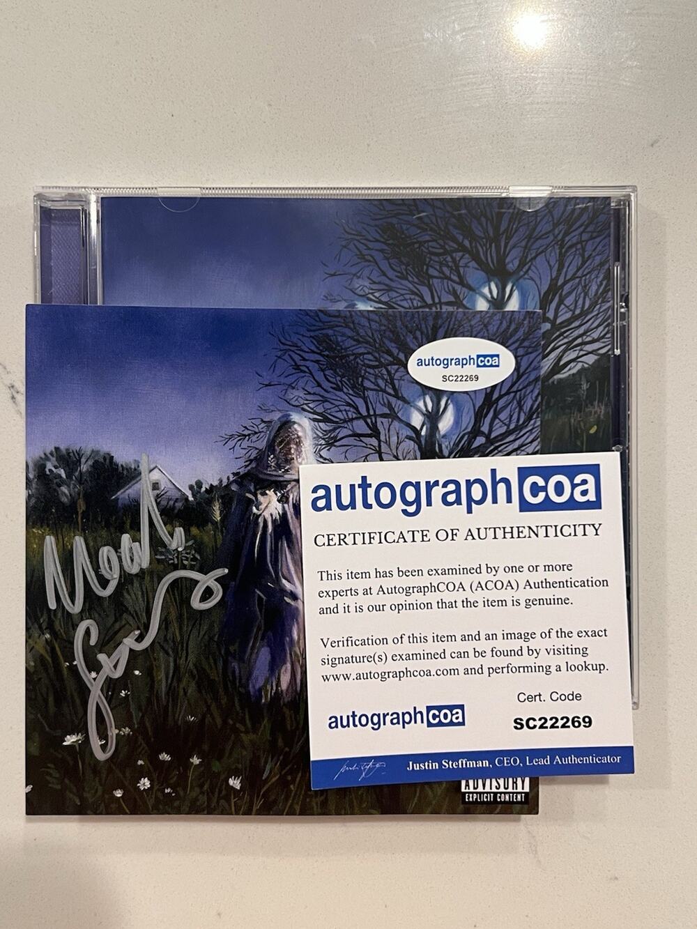 Noah Cyrus Signed/Autographed - Hardest Part CD + Signed Album Art Card ACOA #4
